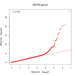 QQ Plot GCC AFR