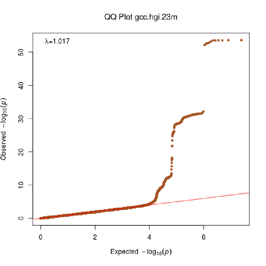 QQ Plot GCC HGI